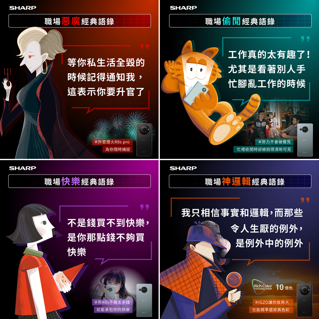 延續心理測驗的策略，結合職場文化吸引話題爆發