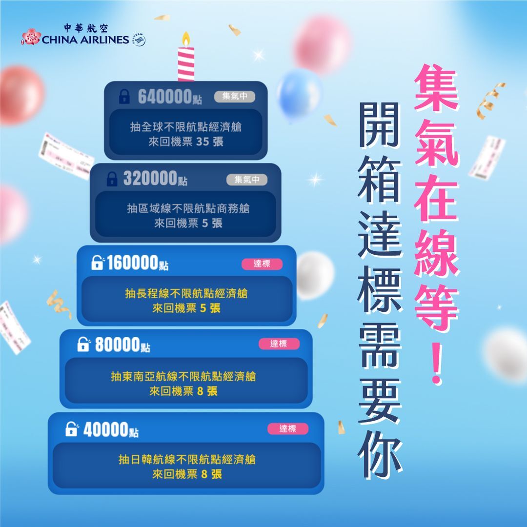 集氣全數達標公告，感謝花粉們成功集氣解鎖全獎項